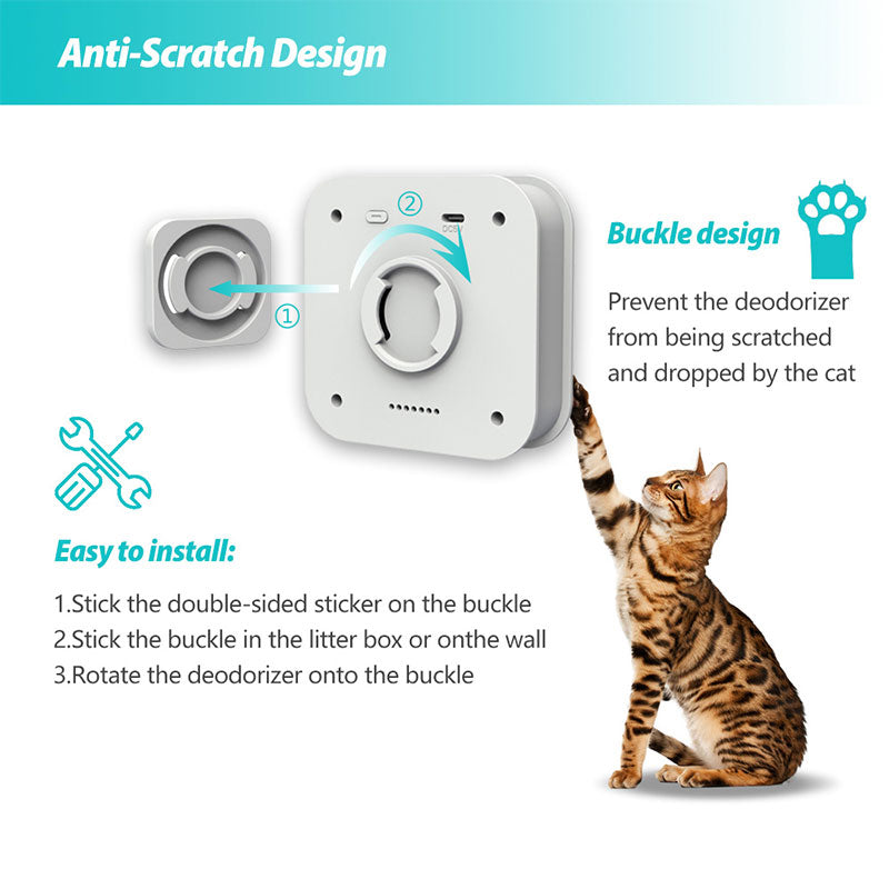 Smart Cat Odor Purifier for Cat Litter Box